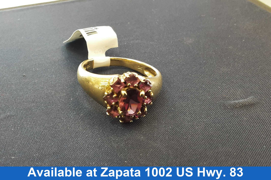Women's Ring - Solitaire - Yellow Gold 14k (.585) 4.5 grams Size 7.5