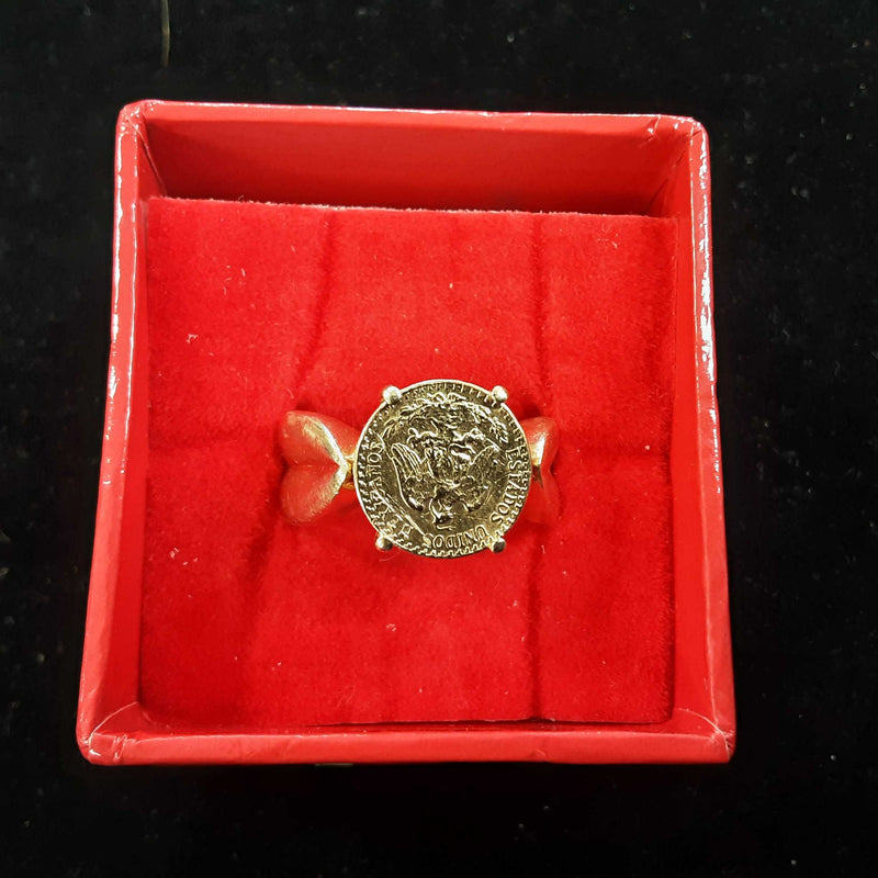 Man's Ring - Coin Yellow Gold 18k (.750) 12.1 grams Size 8