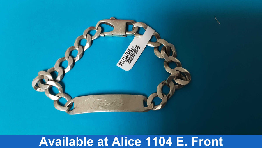 ID Bracelet - Silver 28.1 grams 9 inch