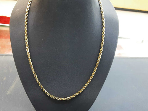 Rope Chain - Yellow Gold 14k (.585) 10.2 grams 18 inch