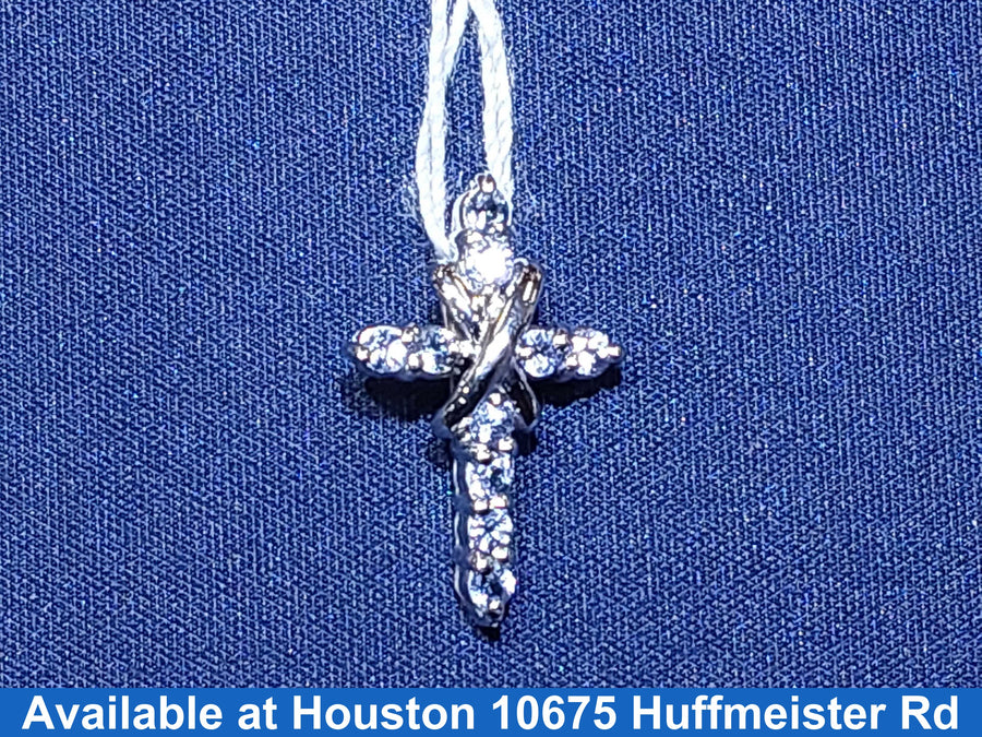 Religious Pendant - White Gold 14k (.585) 1.3 grams