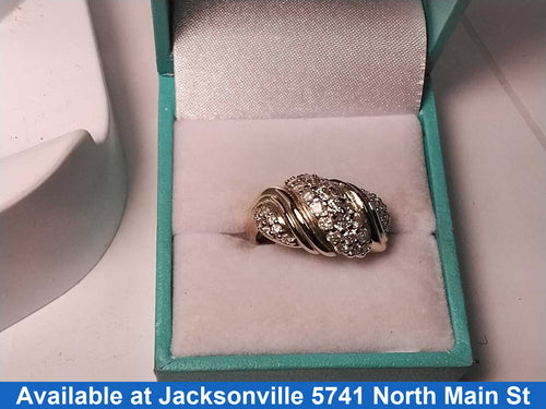 Women's Ring - Yellow Gold 14k (.585) 5.5 grams Size 7