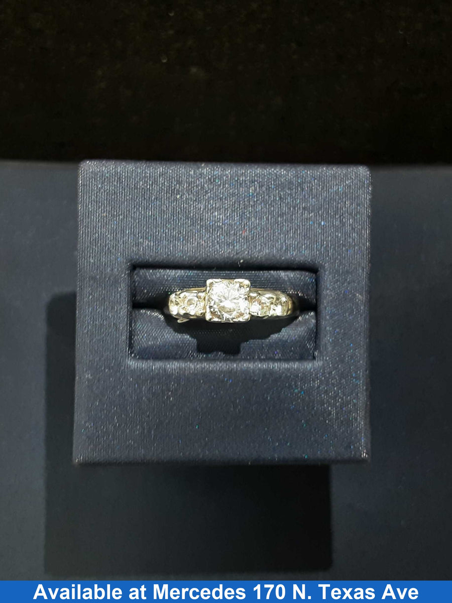 Women's Ring - Anniversary - Yellow Gold 10k (.417) 2.4 grams Size 4.5