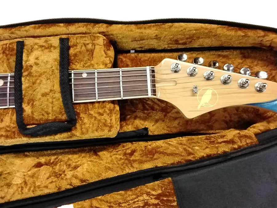 Cave And Canary Meteor Blue Acoustic / Electric Classic Guitar
