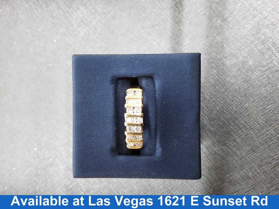 Ring - Wedding Band - Yellow Gold 14k (.585) 4.2 grams Size 8.5