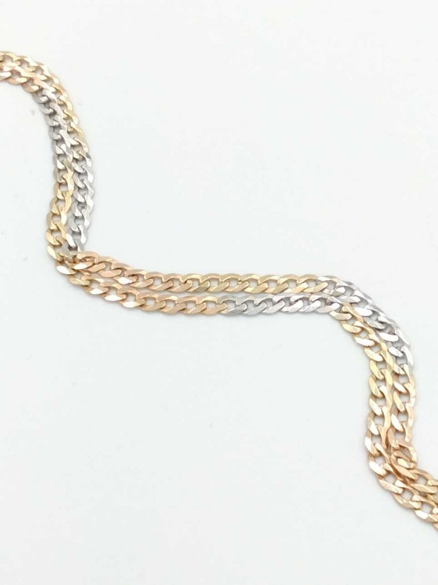 Chain - Tricolor Gold 10k (.417) 5 grams 20 inch