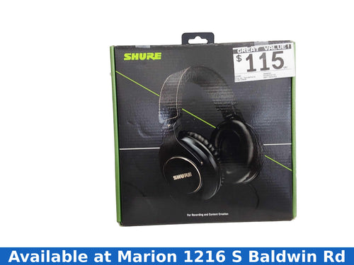 Shure Srh840a Black Stereo Headphone