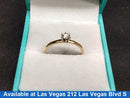 Women's Ring - Solitaire - Yellow Gold 14k (.585) 2 grams Size 20