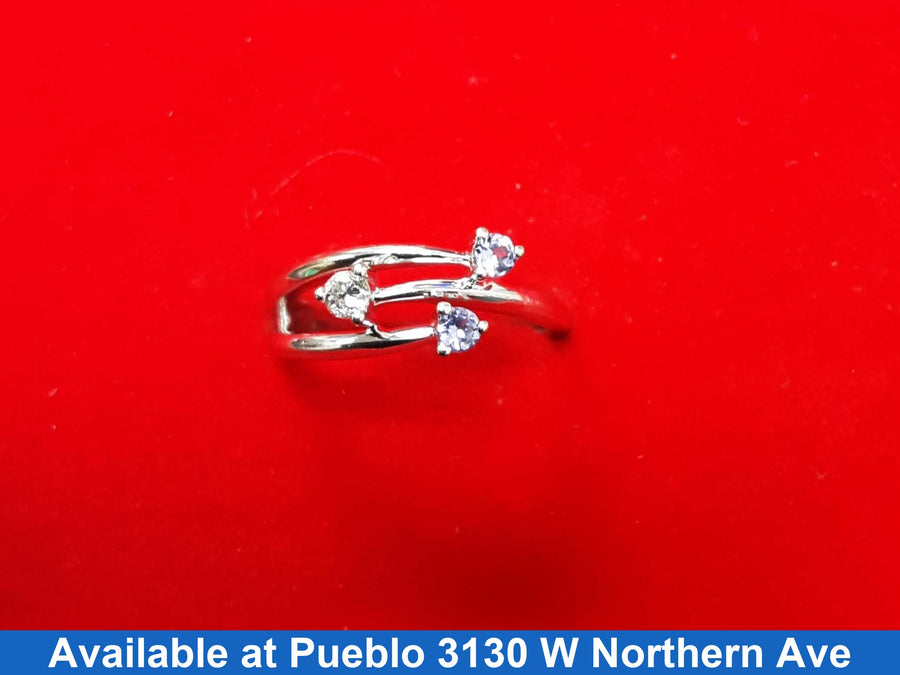 Women's Ring - White Gold 10k (.417) 3.2 grams Size 6.5