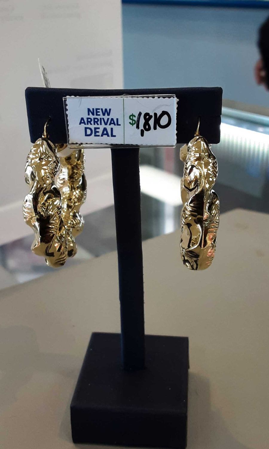 Shrimp Earrings - Yellow Gold 14k (.585) 13.4 grams