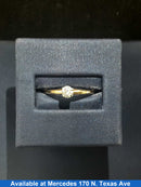 Women's Ring - Solitaire - Yellow Gold 14k (.585) 1.6 grams Size 8