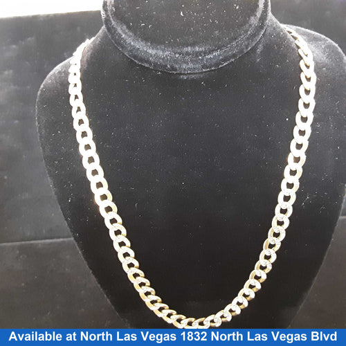 Cuban Link Chain - Yellow Gold 10k (.417) 16.8 grams 20 inch