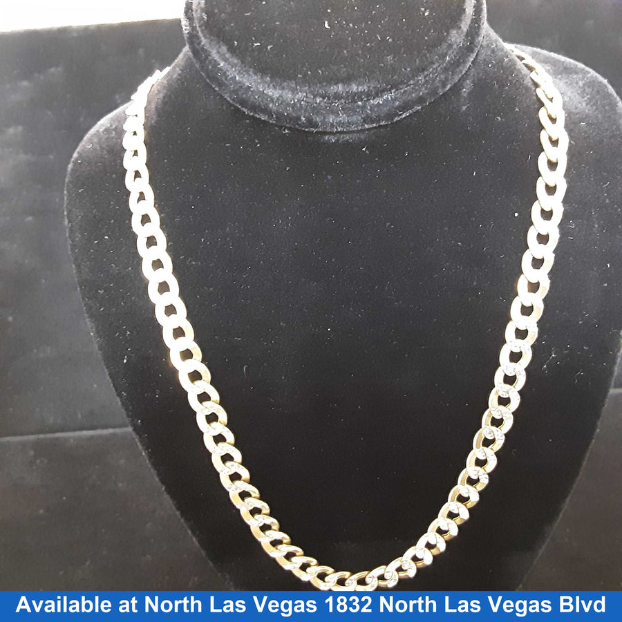 Cuban Link Chain - Yellow Gold 10k (.417) 16.8 grams 20 inch