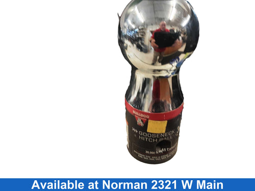 Gooseneck Hitch Ball Silver Boomer / Load Binder