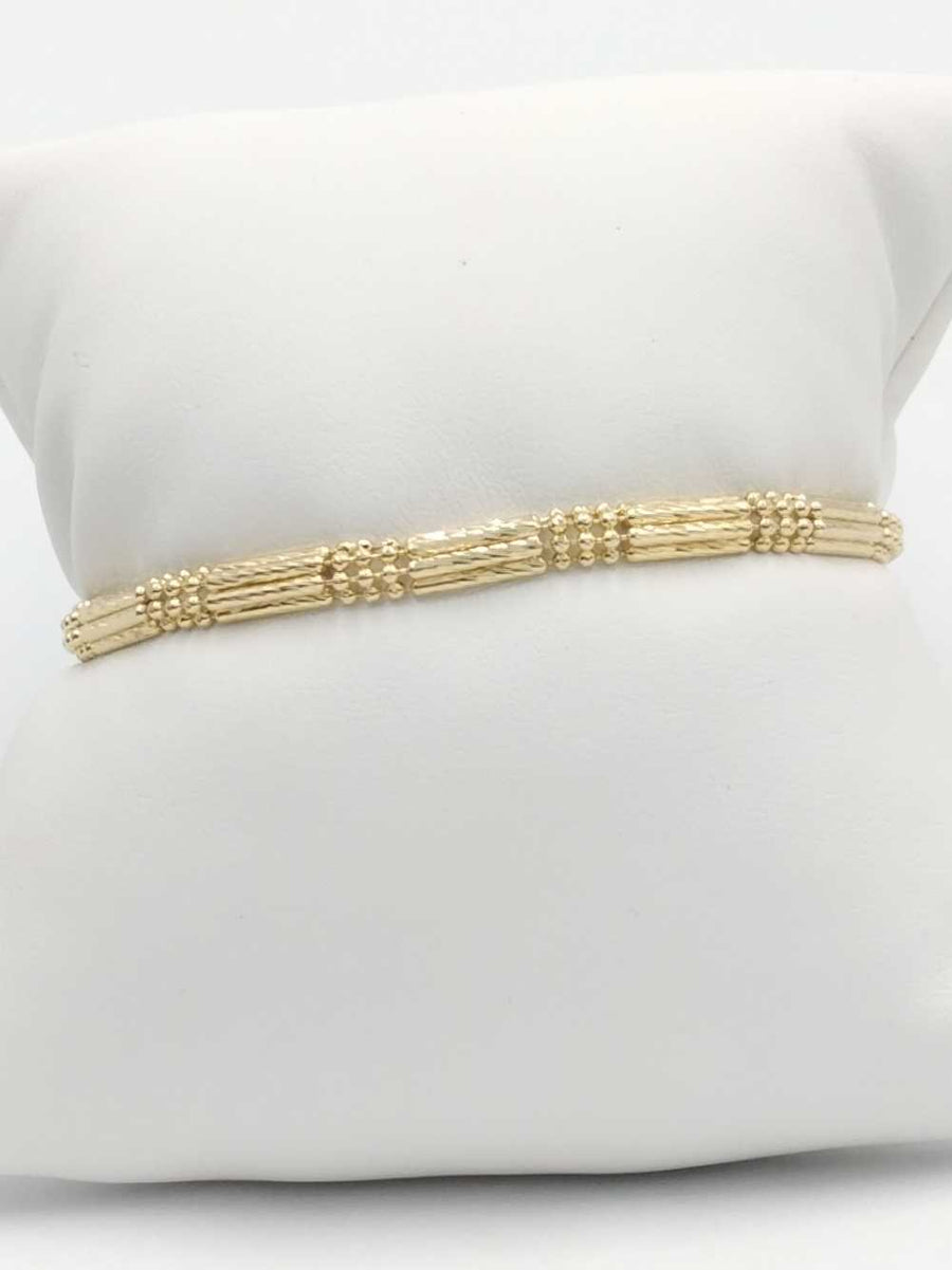 Turkish Bracelet - Yellow Gold 14k (.585) 6.8 grams 6 inch