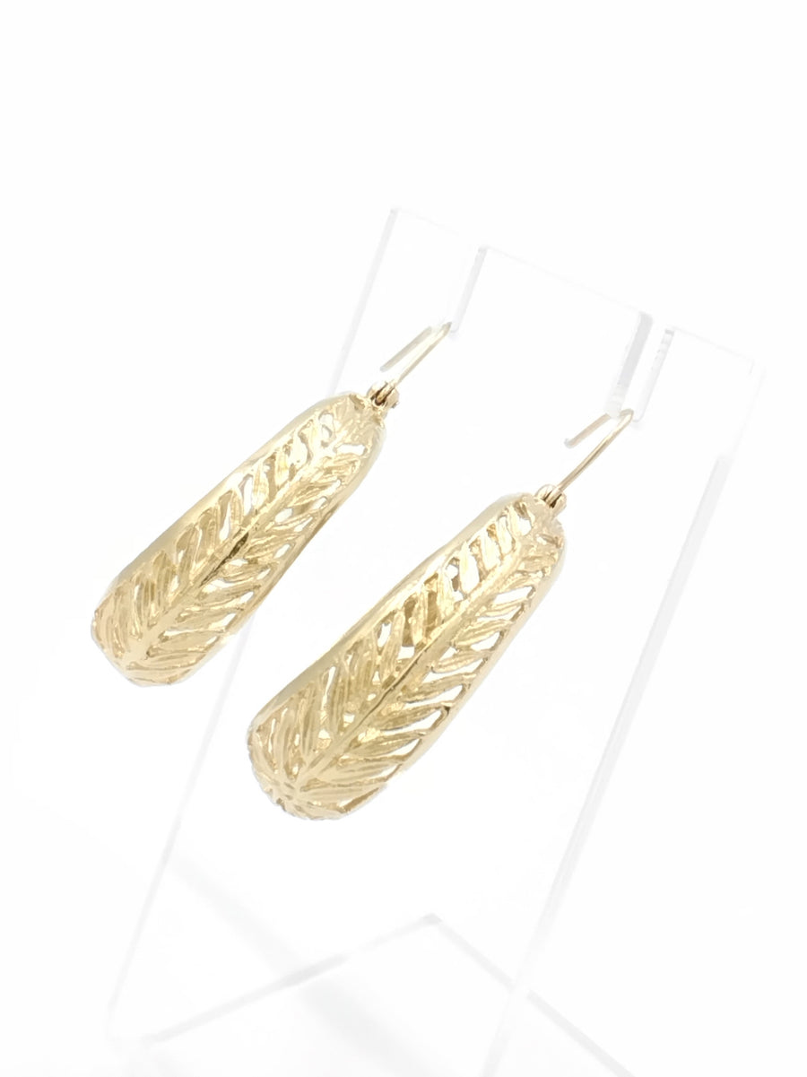Bangle Earrings - Yellow Gold 14k (.585) 7.9 grams