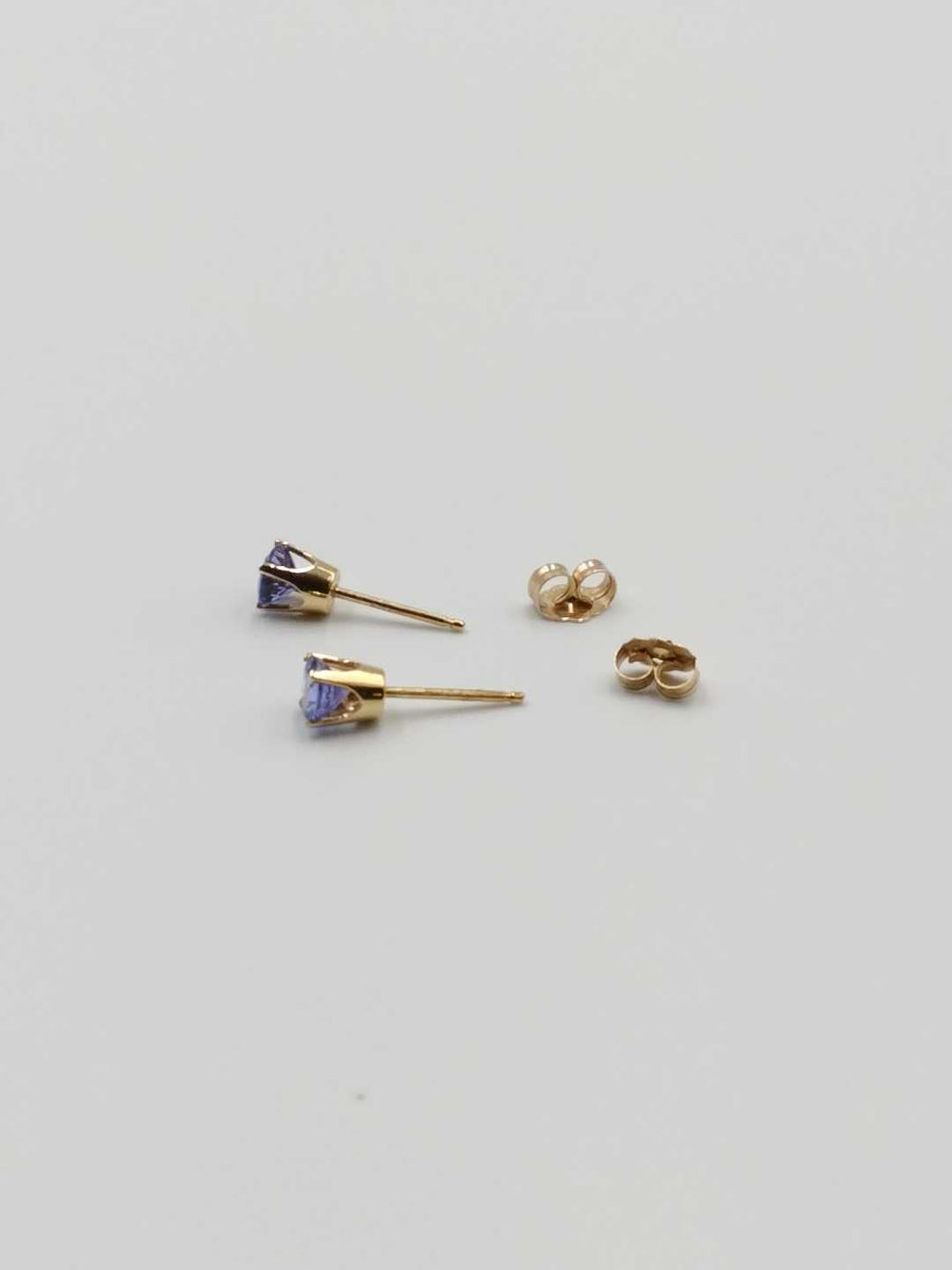 Single Stud Earring - Yellow Gold 14k (.585) 0.8 grams