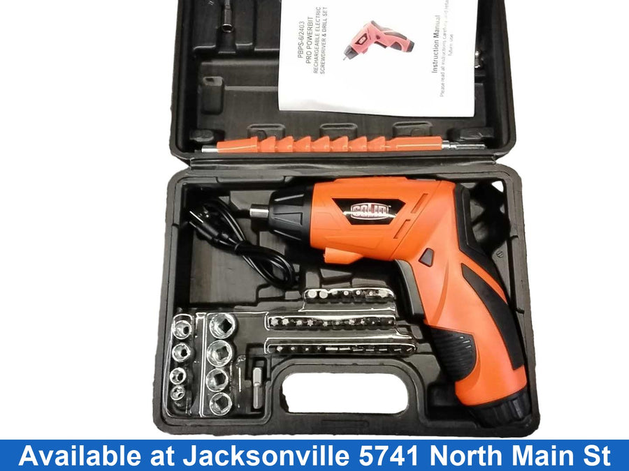 Solid Propowerbit Orange Cordless Standard Drill