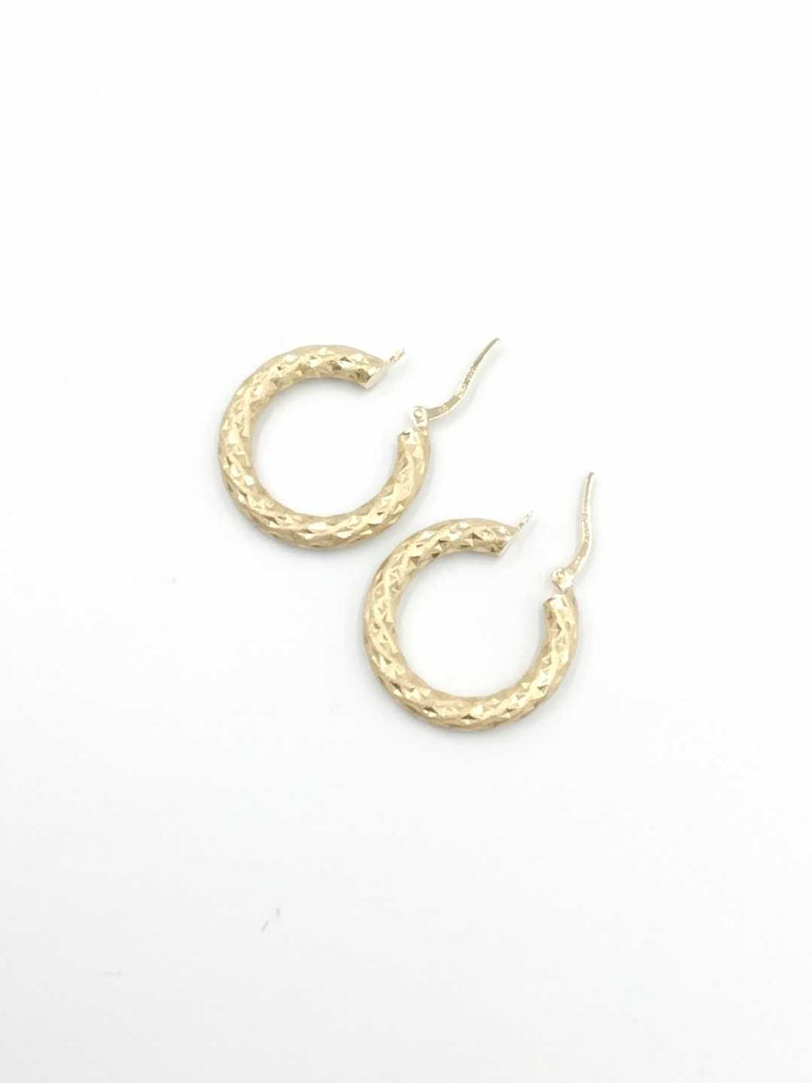 Bangle Earrings - Yellow Gold 14k (.585) 3.4 grams