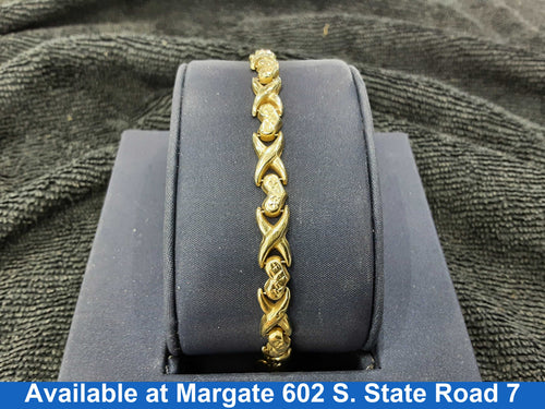 Bracelet - Yellow Gold 10k (.417) 5.1 grams 7 inch