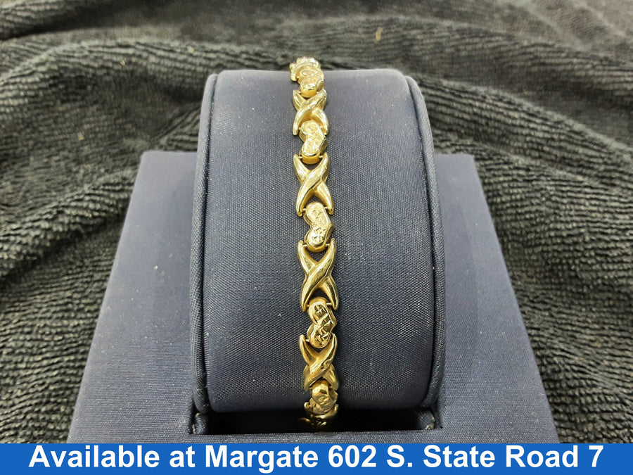 Bracelet - Yellow Gold 10k (.417) 5.1 grams 7 inch