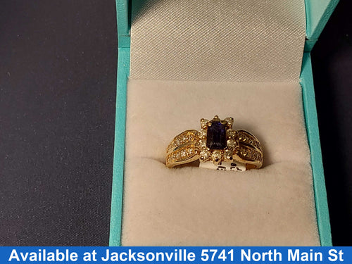 Women's Ring - Yellow Gold 14k (.585) 4.6 grams Size 8
