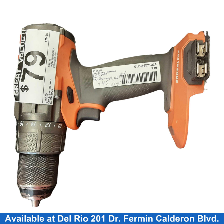 Ridgid R86115 Orange Cordless Hammer Drill