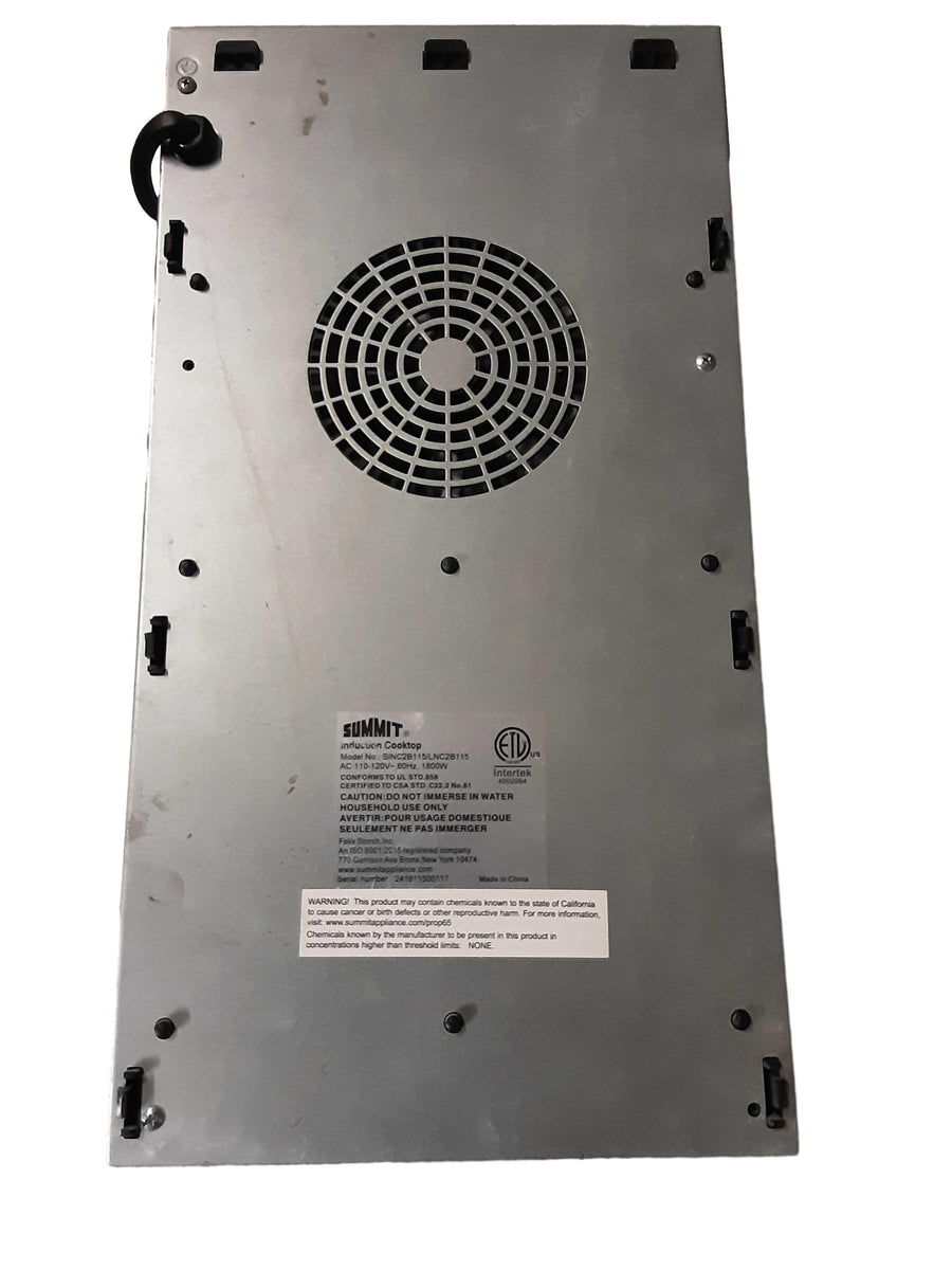 Summit Sinc2b115/nc2b115 Black Stoves (Cooktop)