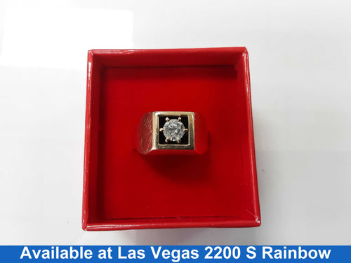 Men's Ring - Yellow Gold 14k (.585) 13.4 grams Size 9