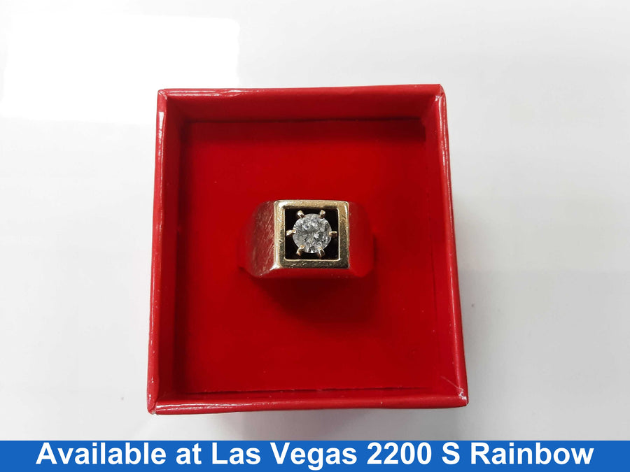 Men's Ring - Yellow Gold 14k (.585) 13.4 grams Size 9