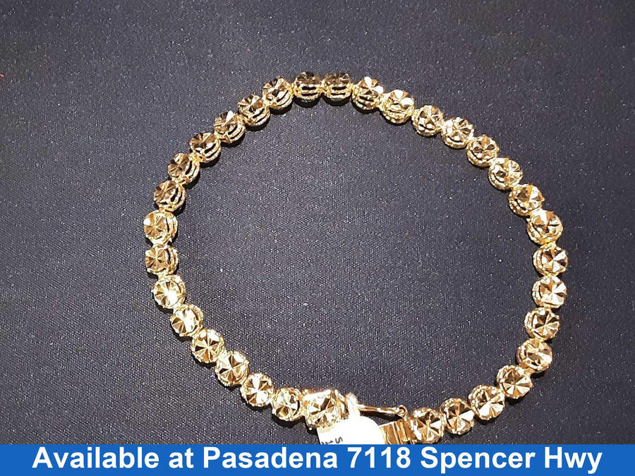 Bracelet - Yellow Gold 10k (.417) 7.5 grams 7 inch