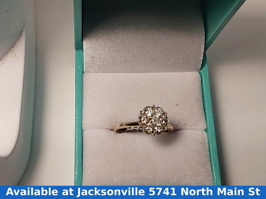 Women's Ring - Yellow Gold 14k (.585) 2.6 grams Size 7.5
