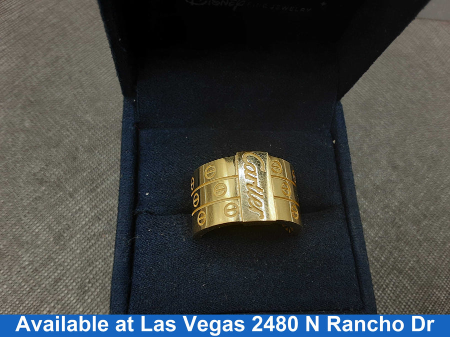 Women's Ring - Yellow Gold 18k (.750) 4.8 grams Size 7.5