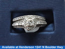 Ring - Engagement Set - White Gold 10k (.417) 5.4 grams Size 11.5