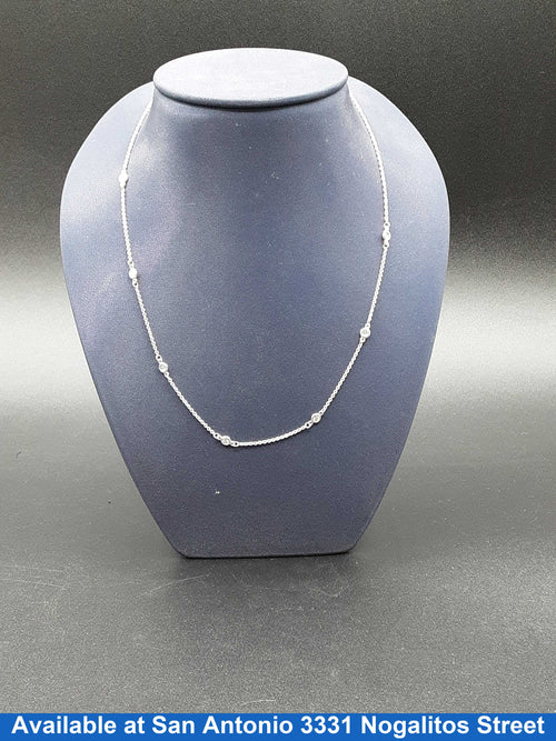 Chain - White Gold 14k (.585) 2.5 grams 18 inch