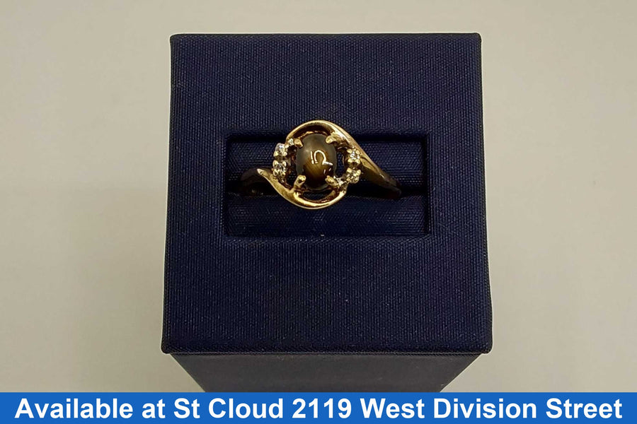 Women's Ring - Yellow Gold 10k (.417) 2.94 grams Size 8.5