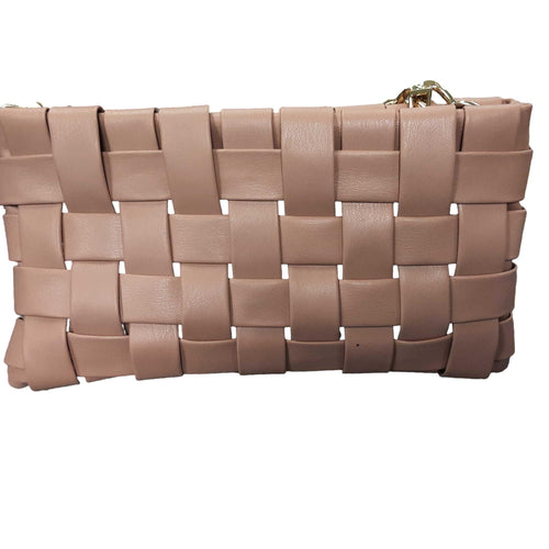 Anthropologie Lindy Woven Beige / Tan Purse / Handbag