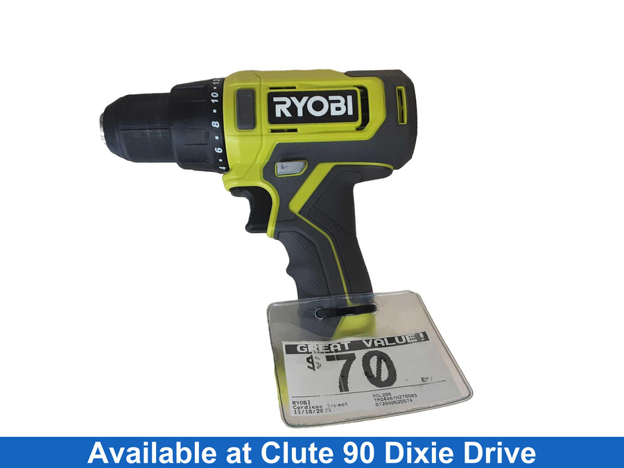 Ryobi Pcl206 Green Cordless Impact Drill