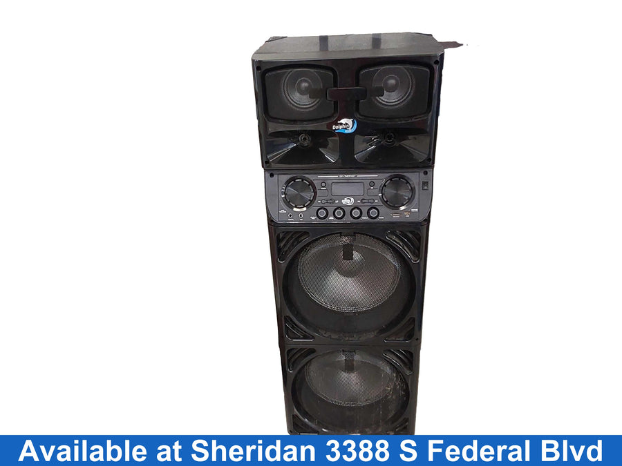 Dolphin Sp-747rbt Black Portable Speaker