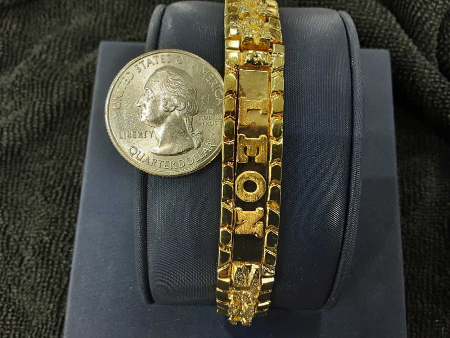 ID Bracelet - Yellow Gold 14k (.585) 45.6 grams 8 inch
