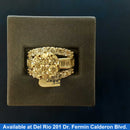 Women's Ring - Anniversary - White Gold 14k (.585) 13.3 grams Size 8.5