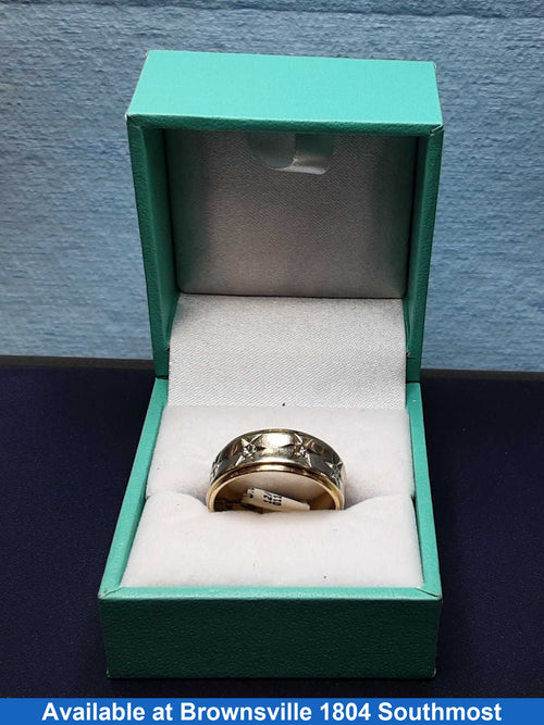 Men's Ring - Yellow Gold 14k (.585) 6.5 grams Size 8