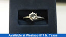 Women's Ring - Solitaire - Silver 2 grams Size 7