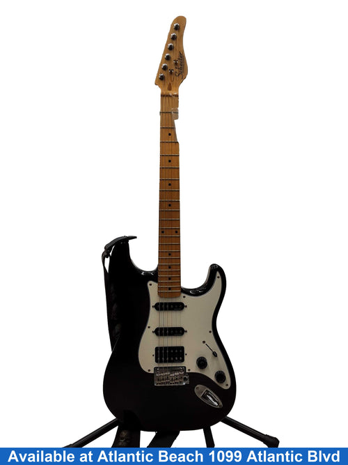 Shecter Diamond Series Black Electric Classic Guitar
