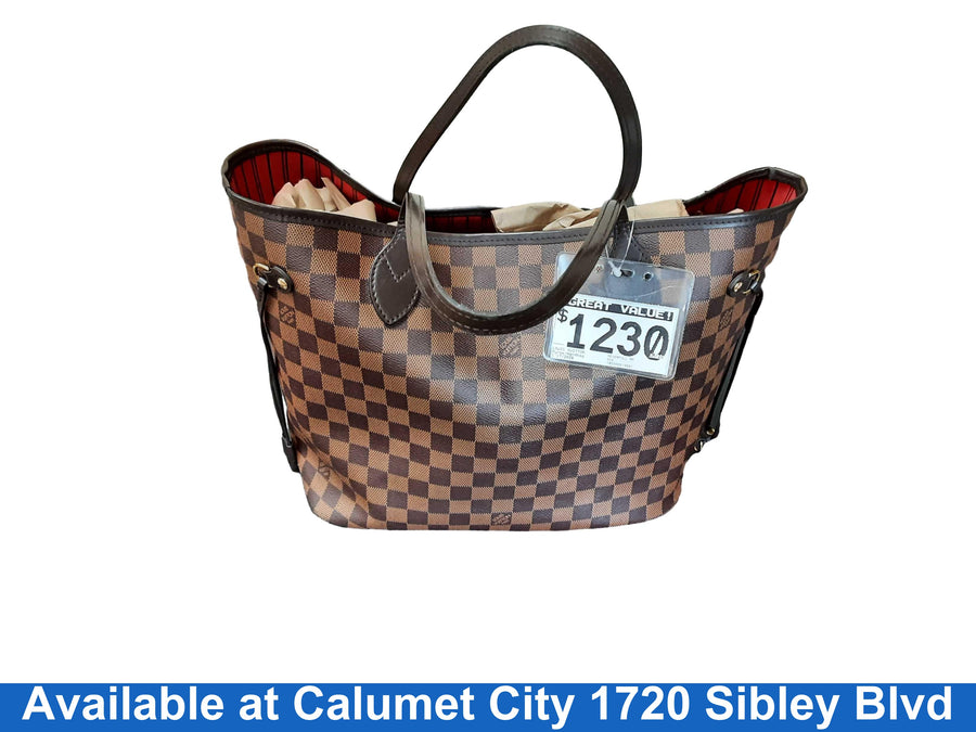 Louis Vuitton Neverfull Mm Brown Purse / Handbag