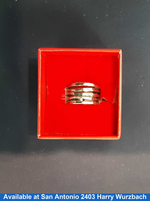 Ring - Wedding Band - Silver 6.8 grams Size 8