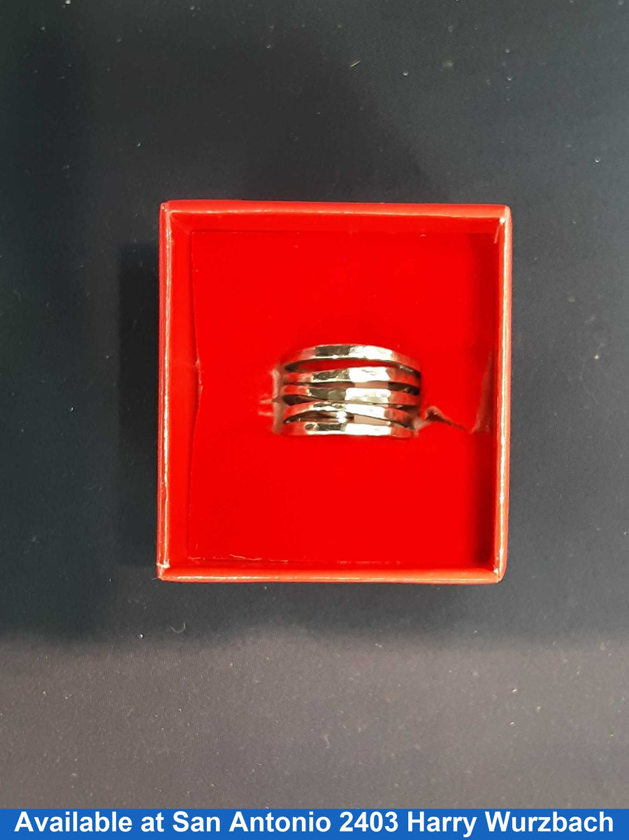 Ring - Wedding Band - Silver 6.8 grams Size 8