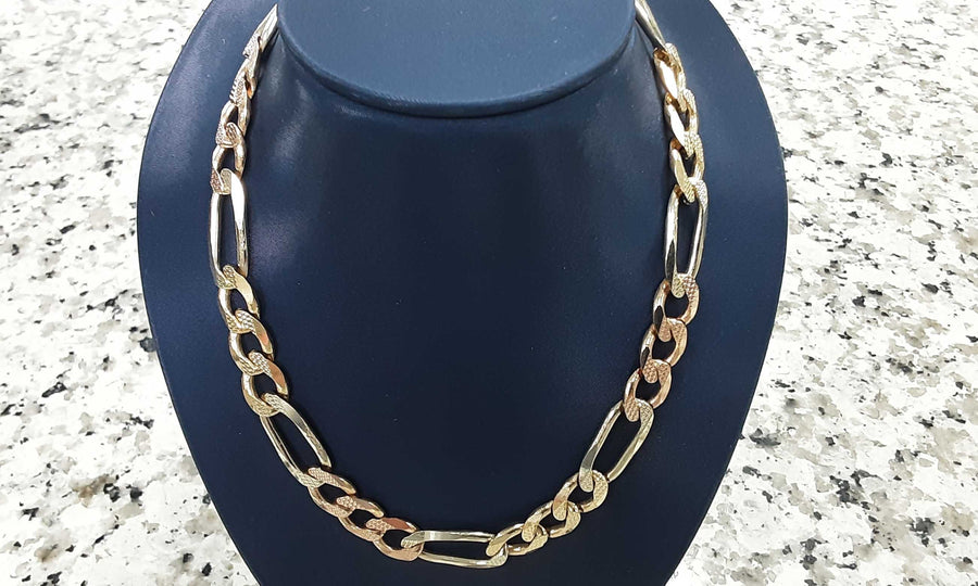 Chain - Tricolor Gold 14k (.585) 89.9 grams 26 inch