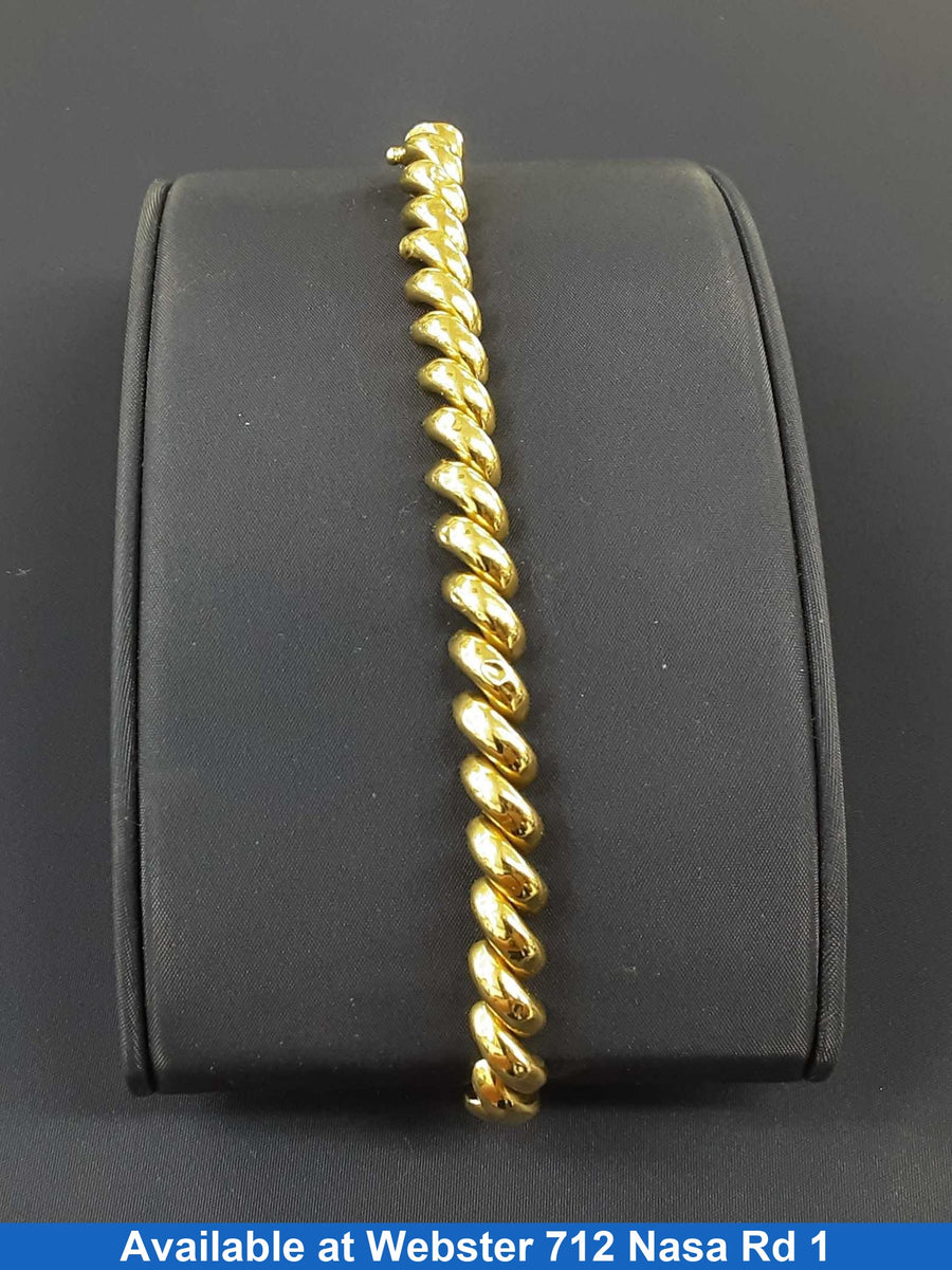 Bracelet - Yellow Gold 14k (.585) 12 grams 7 inch