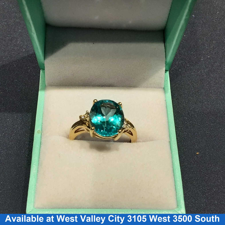 Women's Ring - Yellow Gold 10k (.417) 3.5 grams Size 9